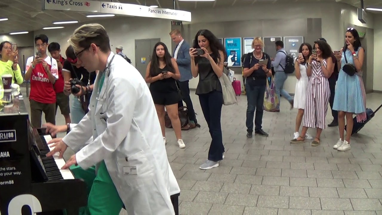 Doctors Medicate a Public Piano (Warning: EXTREME)